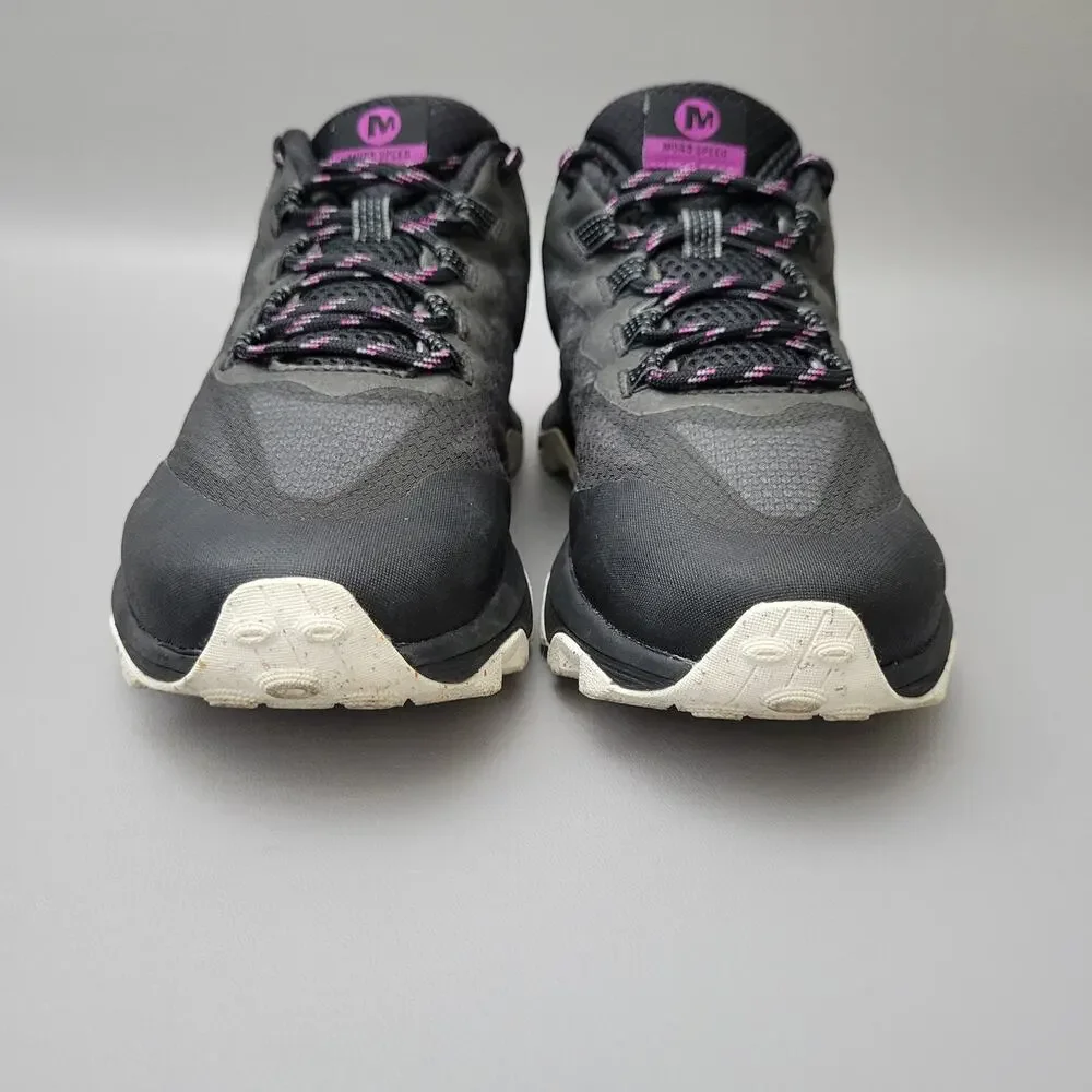 Merrell MOAB Speed GTX Womens Size 7 Gore-tex Hiking Shoes Gym Workout Black